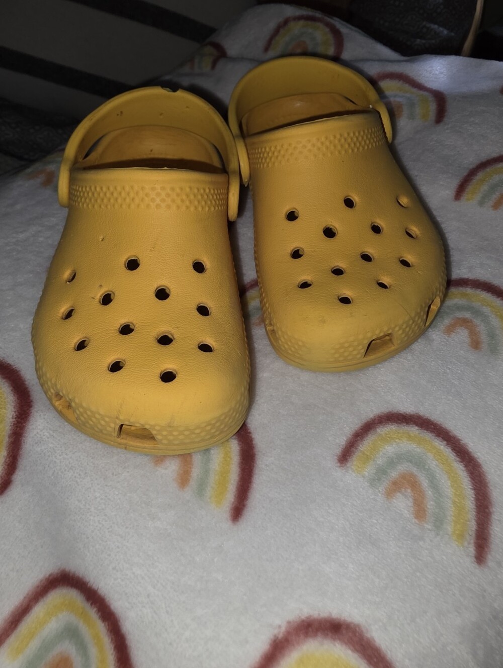 Yellow crocs Size 8 Toddler - Picture 2 of 7